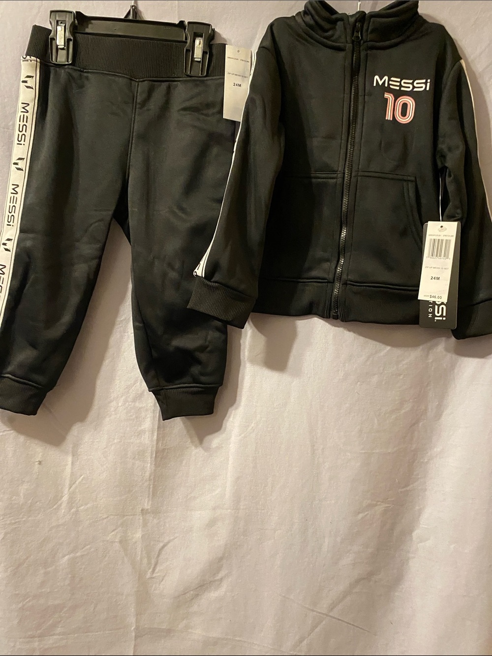 Messi Kids' Black Jogger Sweatpants - Athletic Everyday Wear